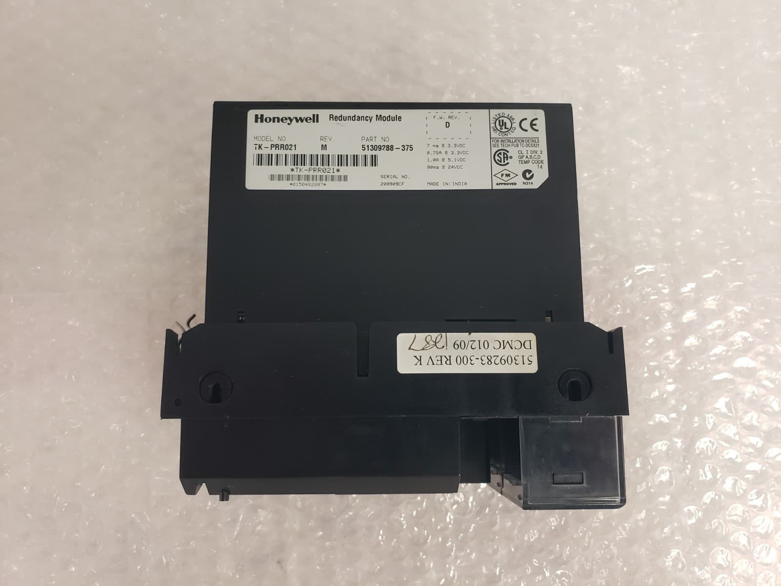Honeywell TK-PRR021  51309288-375 REV M Redundancy Module  E-6 4