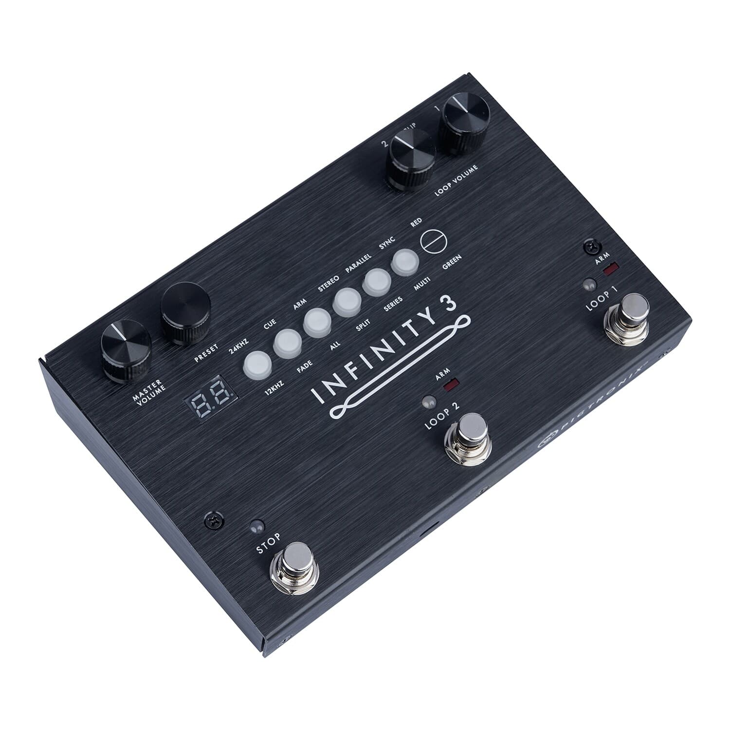 Open Box Pigtronix SPL Infinity 3 Stereo Double Looper Guitar Effects Pedal 3