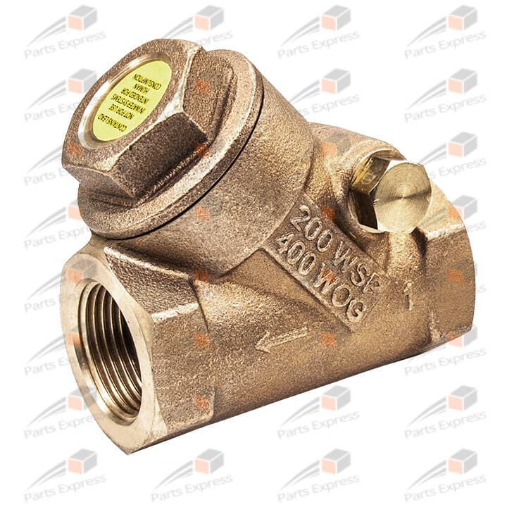 1" SWING CHECK VALVE (BRONZE, 200 WSP) FOR HIGH PRESSURE STEAM, ASME, #62 2