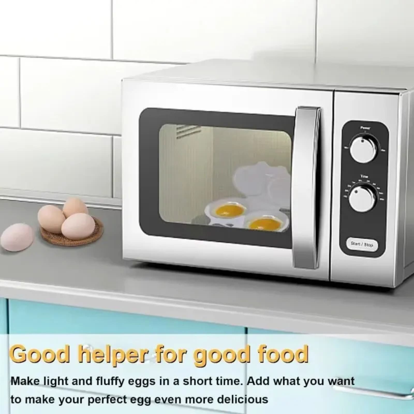 Kitchen Microwave Egg Poacher Poached Egg Cooker Egg Maker Poached Egg Steamer 5