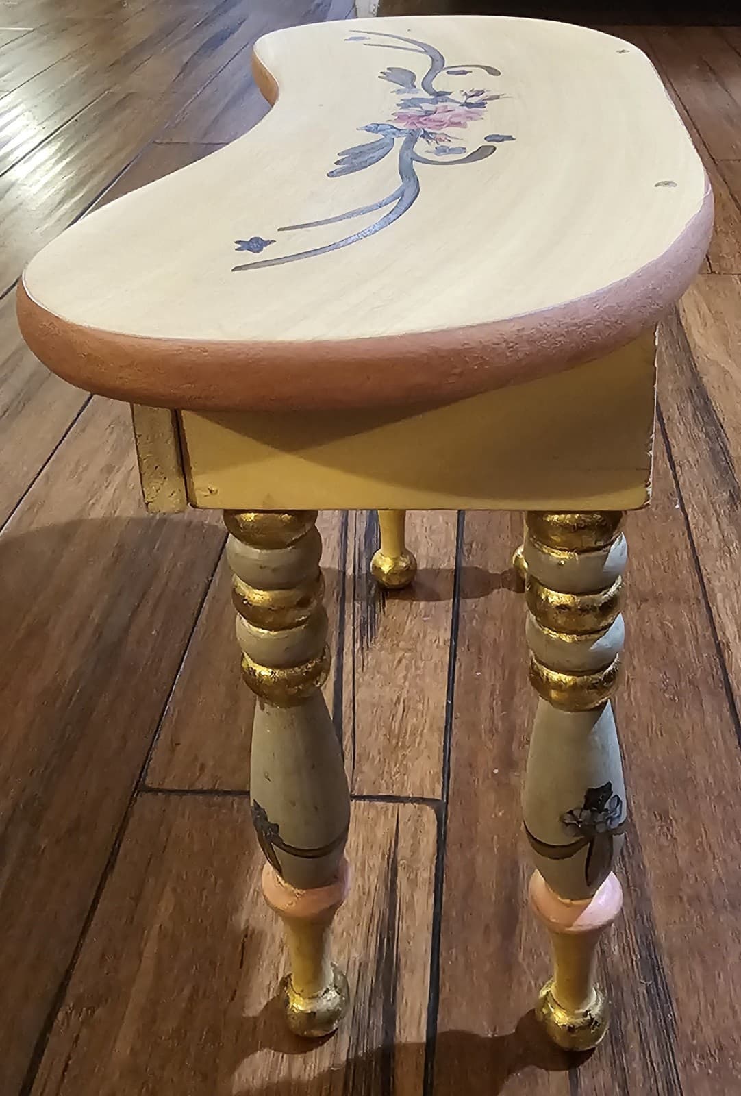 Vintage Rare Katherines Collections Doll Vanity Stool Mirror Desk Handmade New 6