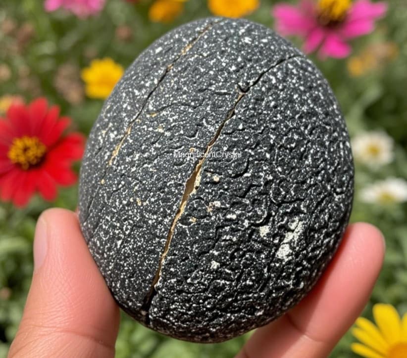 Rare Natural Meteorite Quartz Crystal Specimen Goethite Green Copper Ore Decor 6