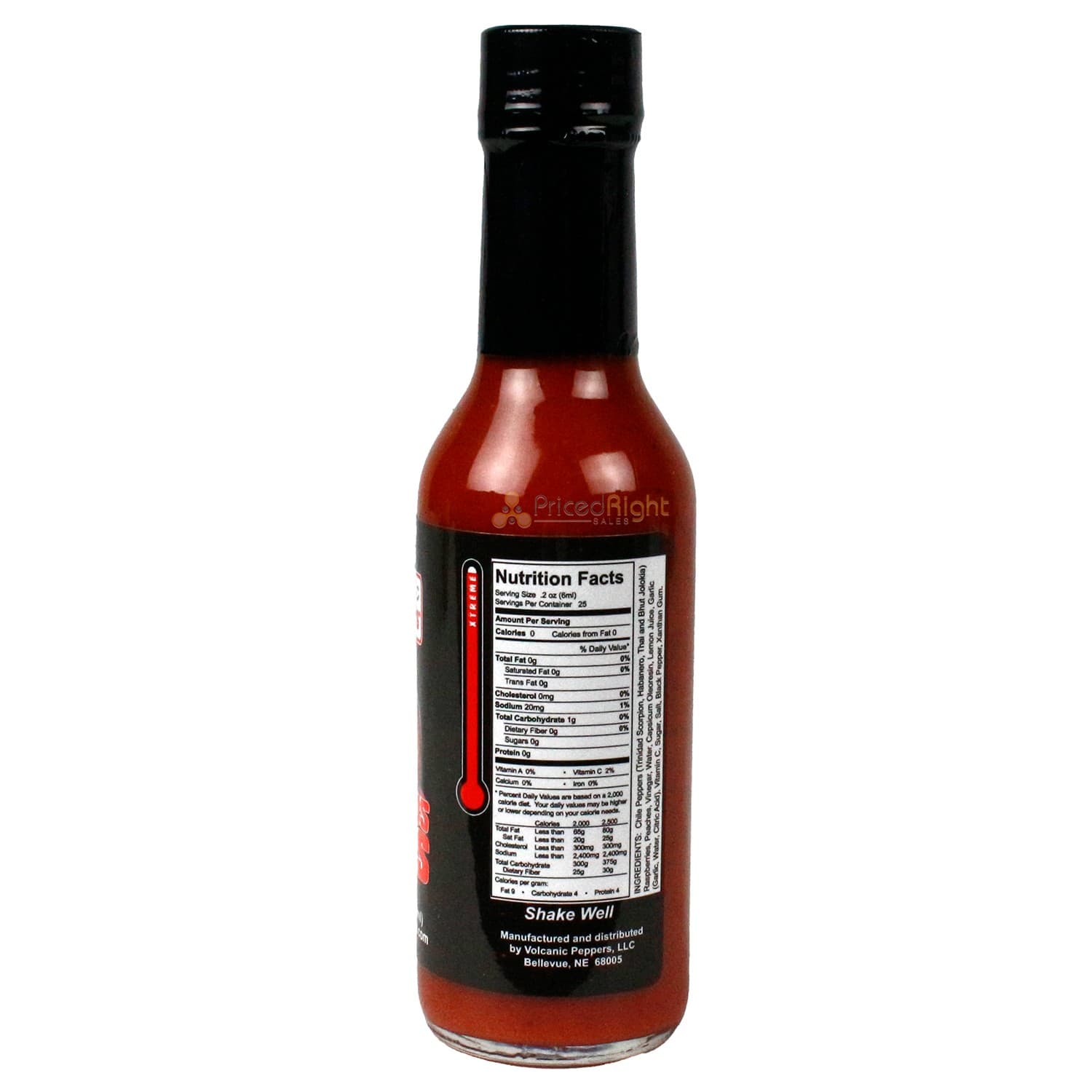 Volcanic Peppers Olympus Mons Hot Sauce 5 oz Extreme Heat 2