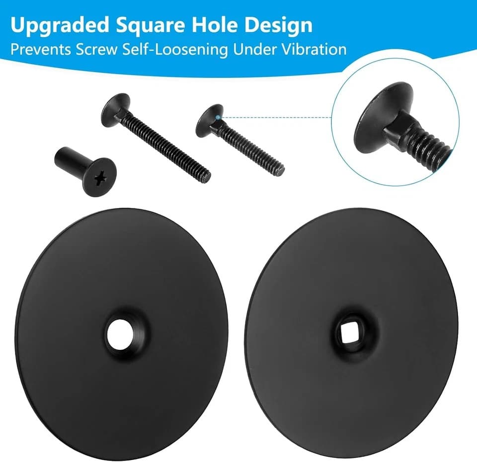 Premium Stainless Steel Door Hole Cover Plate - 2-5/8 Diameter Deadbolt Cover wi 3