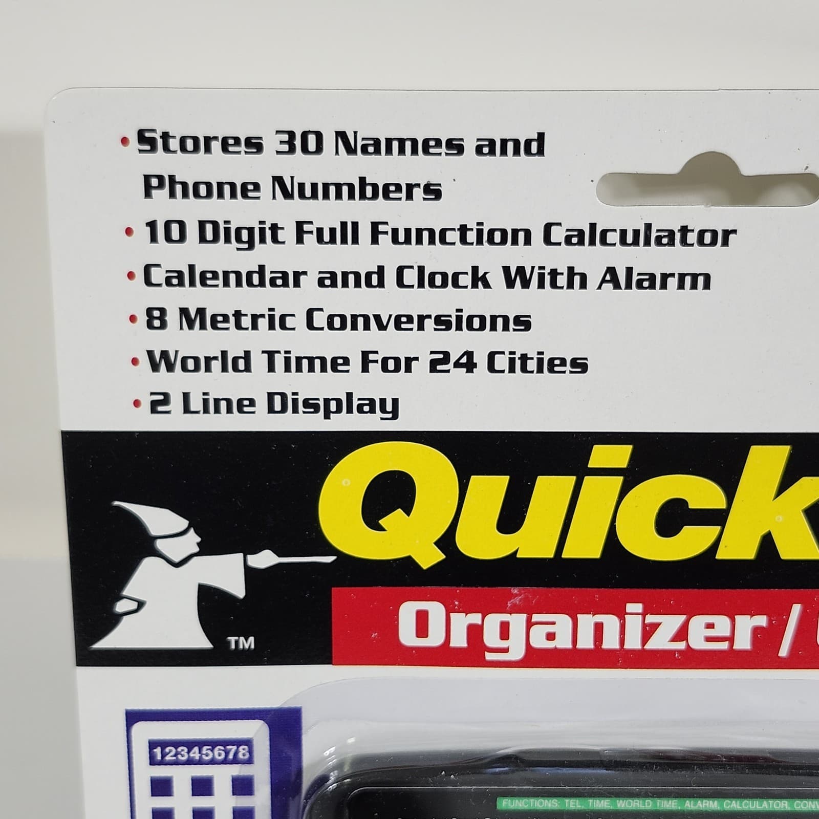 Quick Wiz Electronic Organizer Calculator Model DB30 NEW 2