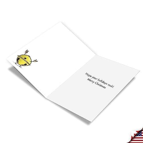  12 Humorous Christmas Greeting Cards Boxed Set with 5 x 7 Inch Bell Rock 3