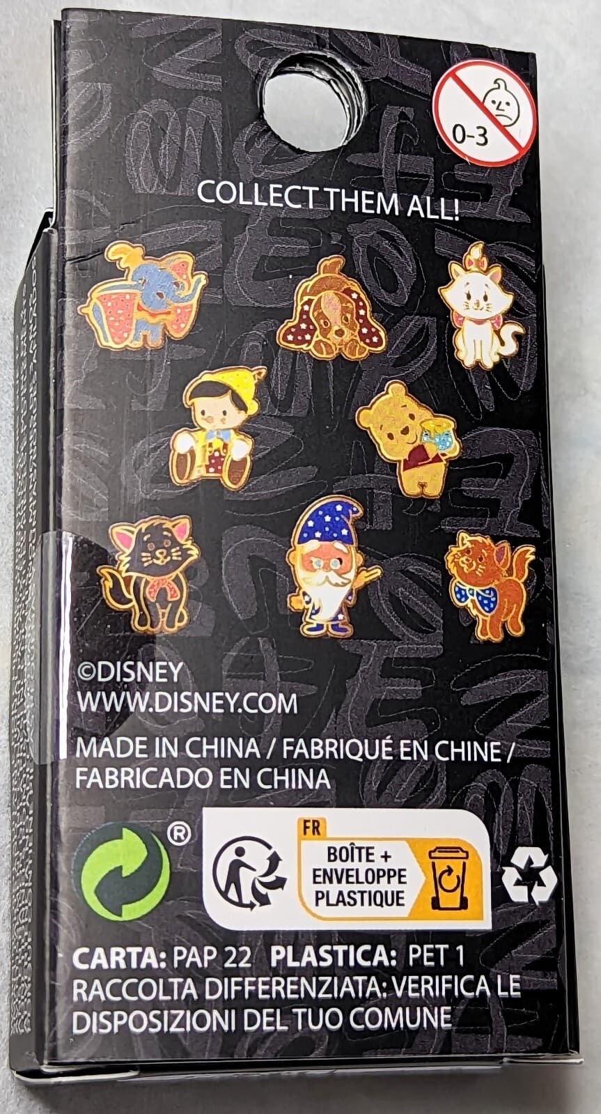 Loungefly Disney Sugar Cookie Portrait Free-D Blind Box Pin - Pinocchio - Opened 6