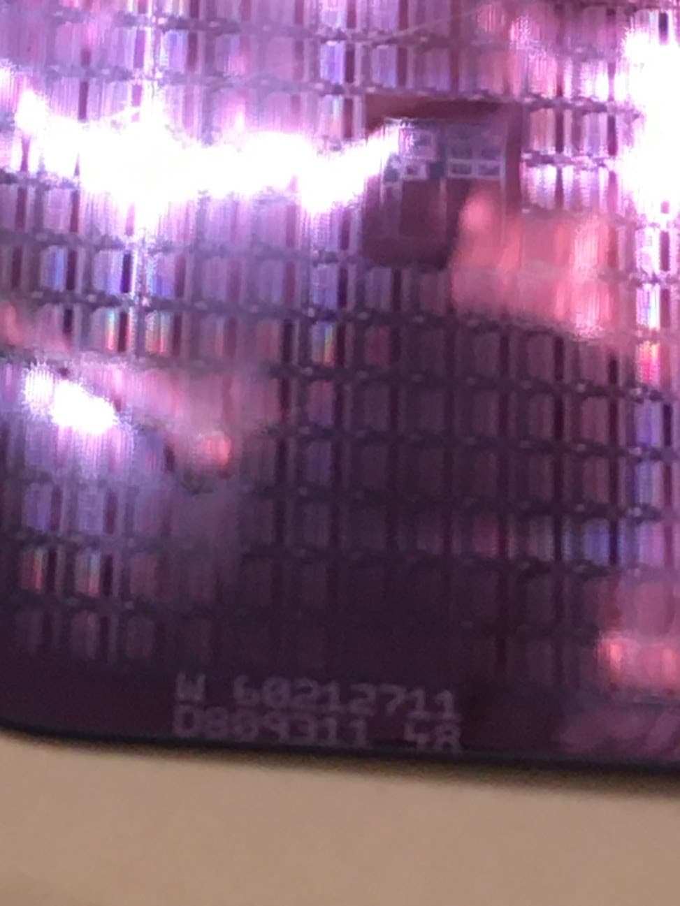 4" Unknown W Silicon Wafer 1980s Extremely Rare Vintage CPU Chip 4