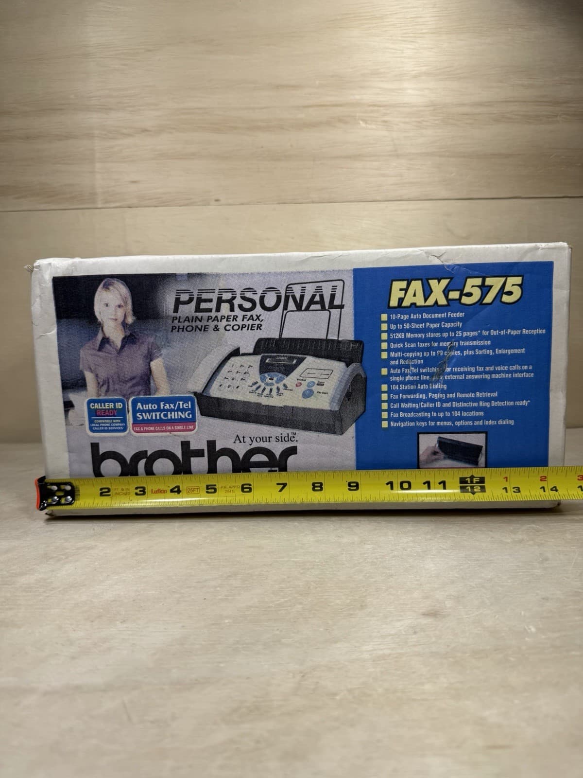 Vintage Brother FAX-575 Personal Fax Machine and Copier Brand New NOS 3