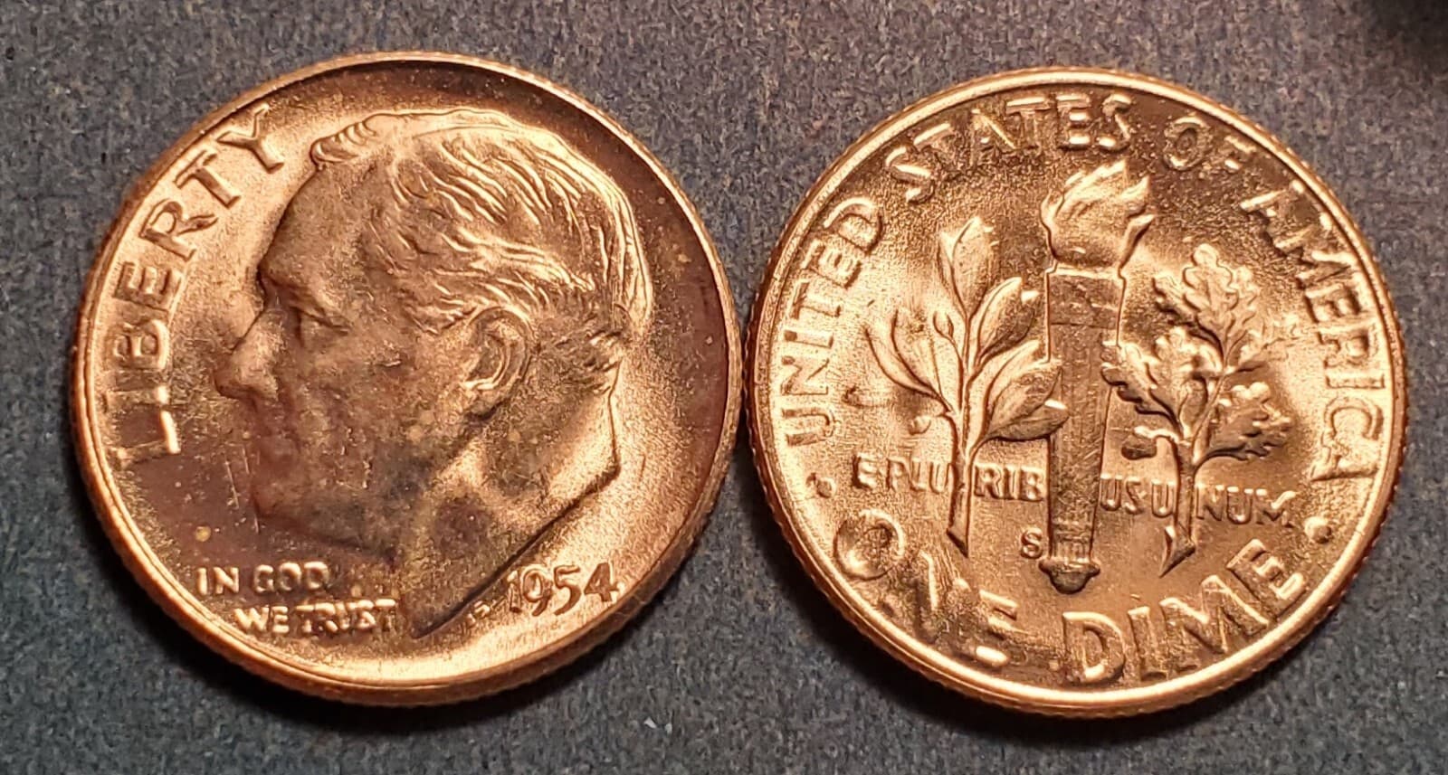 1954S Roosevelt Dime - 147 sold