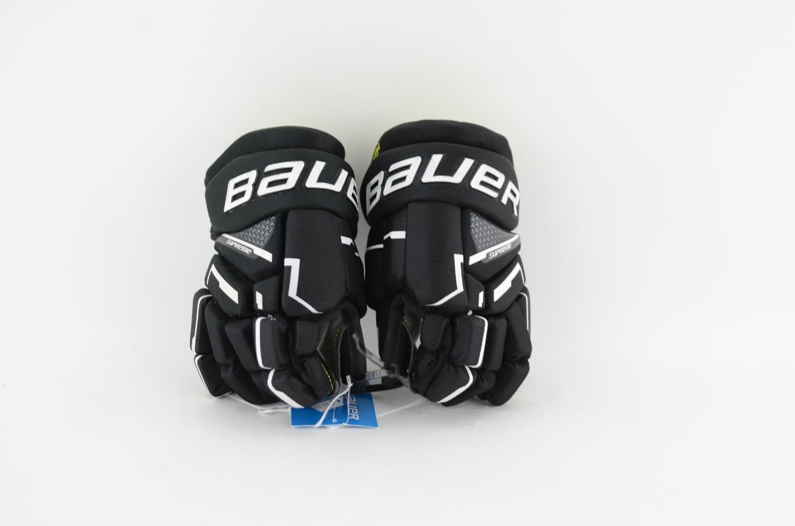 Bauer Supreme Mach  Hockey Gloves Black/White Youth Size 9  (0925-5105) 4