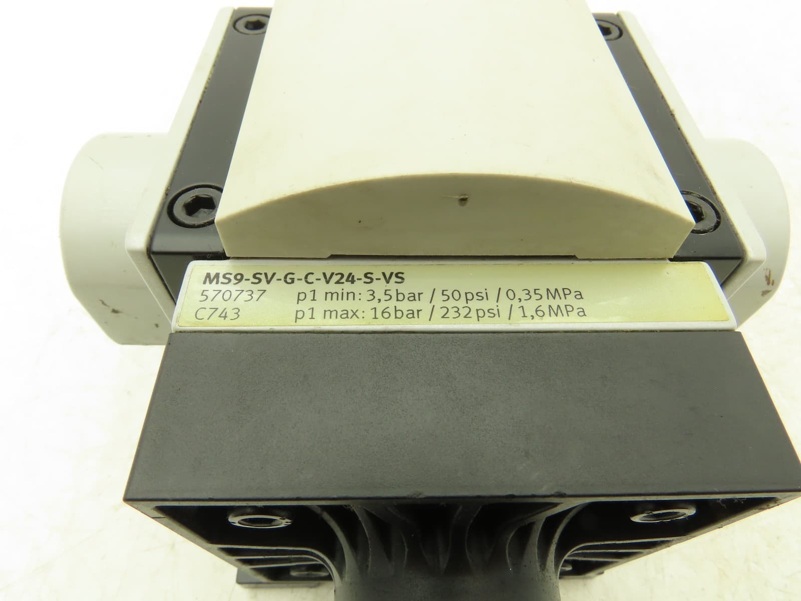 Festo MS9-SV-G-C-V24-S-VS Soft Start Quick Exhaust Valve 1.5"NPT 24VDC 2