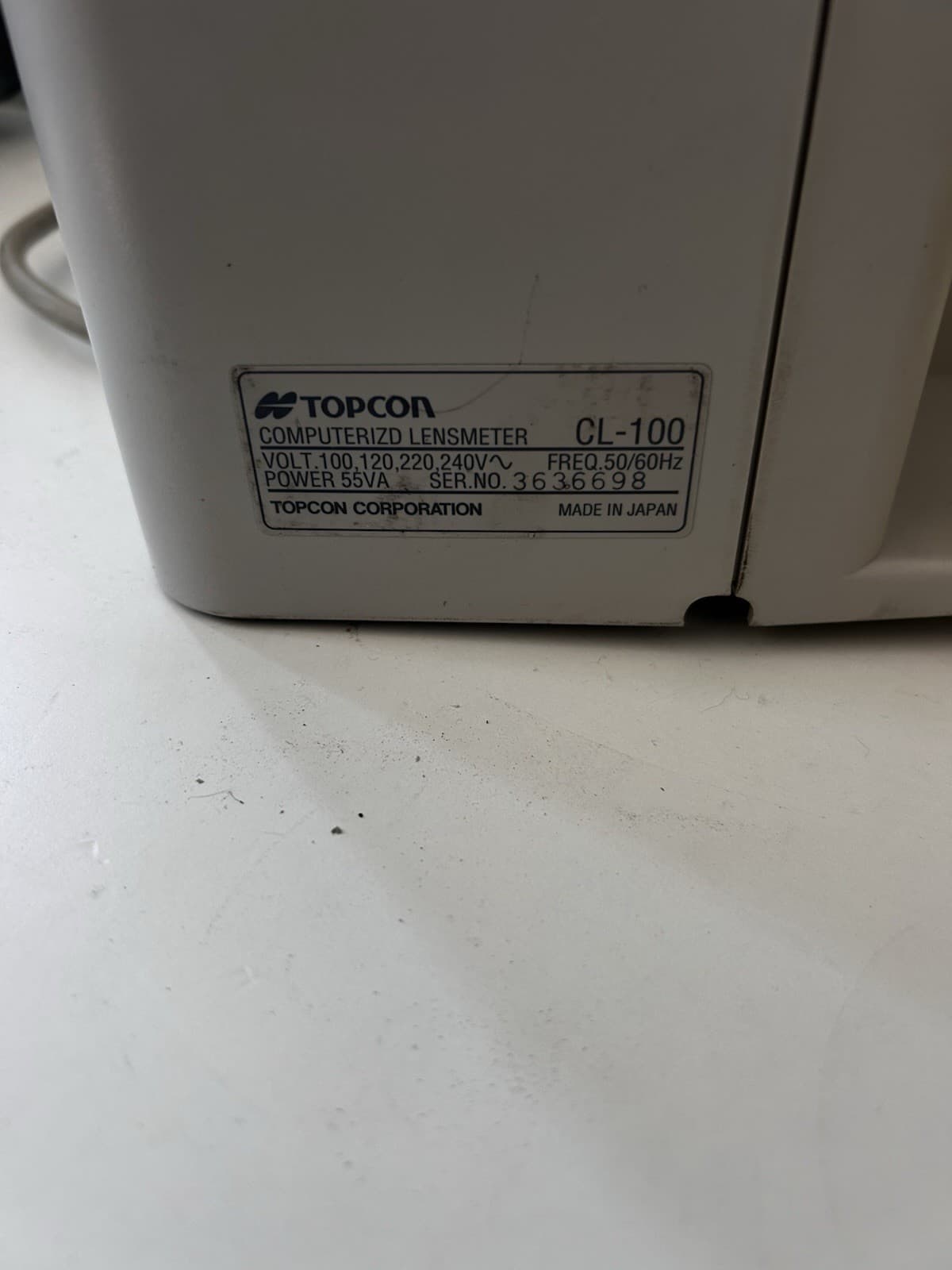 Topcon CL-100 Auto Lensometer Optical Measurement Instrument 6