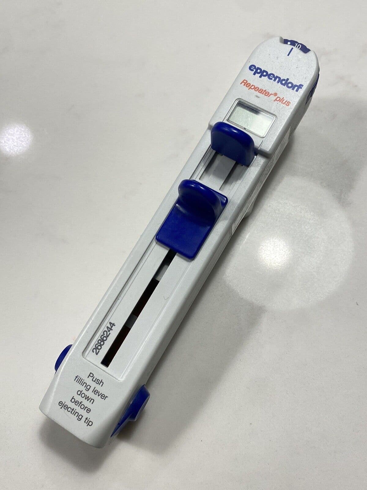 Eppendorf Repeater Plus Adjustable Digital Single Channel Pipette Pipet, #1
