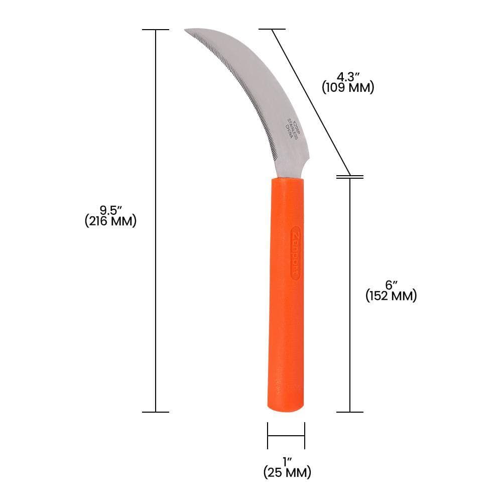 Stainless Steel Sickle A+ Grade Plastic Handle 43 In. Blade (Box of 3) 6