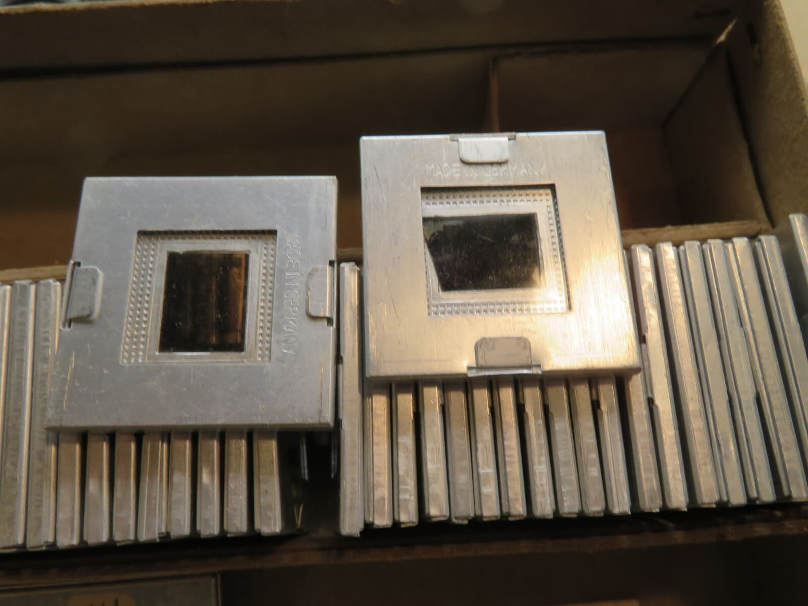 Genuine MINOX LOT Slide Mounts - Metal/Glass - FULL & EMPTY SLICER VIEWER  ETC 4