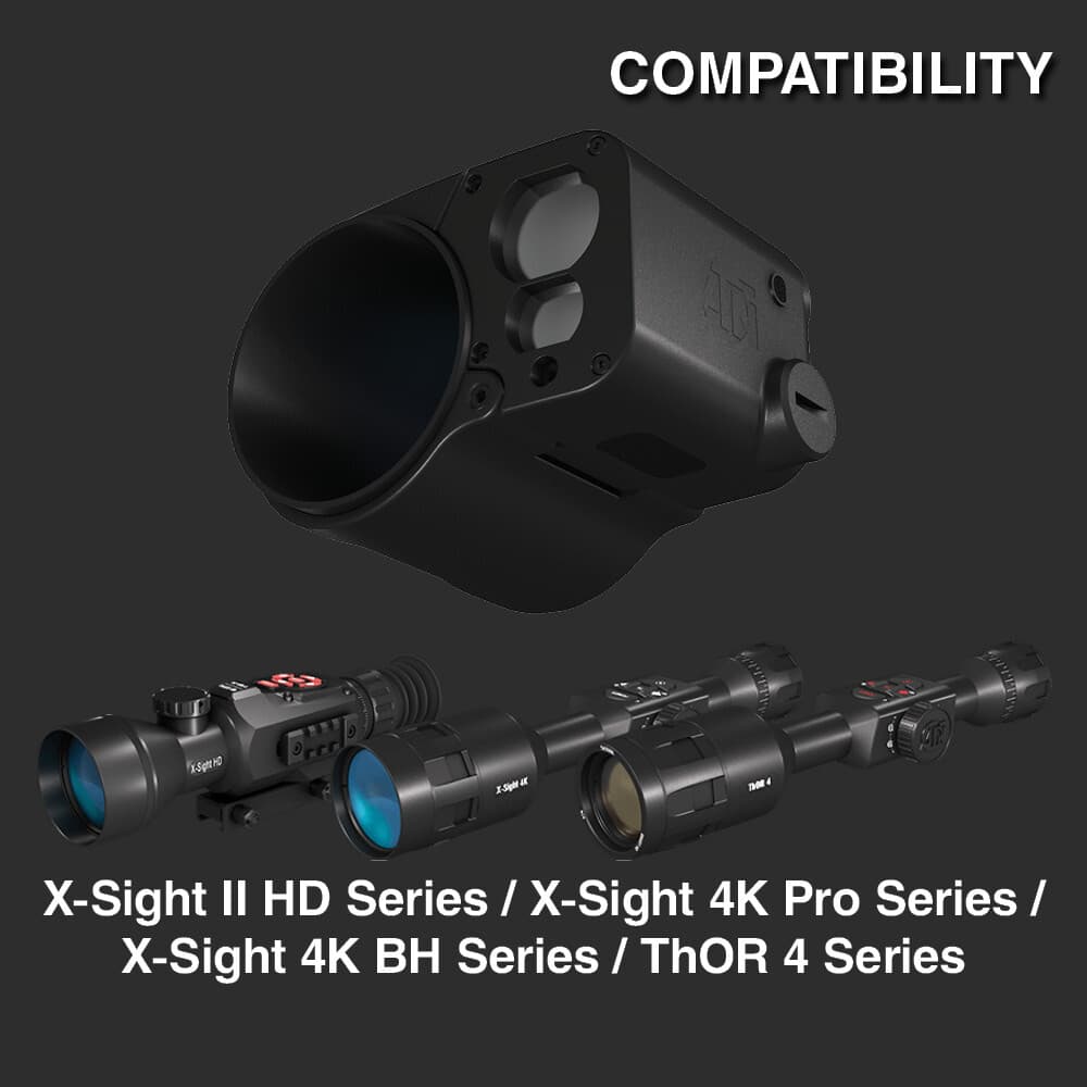 Refurbished ATN ABL 1000 Auxiliary Ballistic Smart Laser Rangefinder w/Bluetooth 6