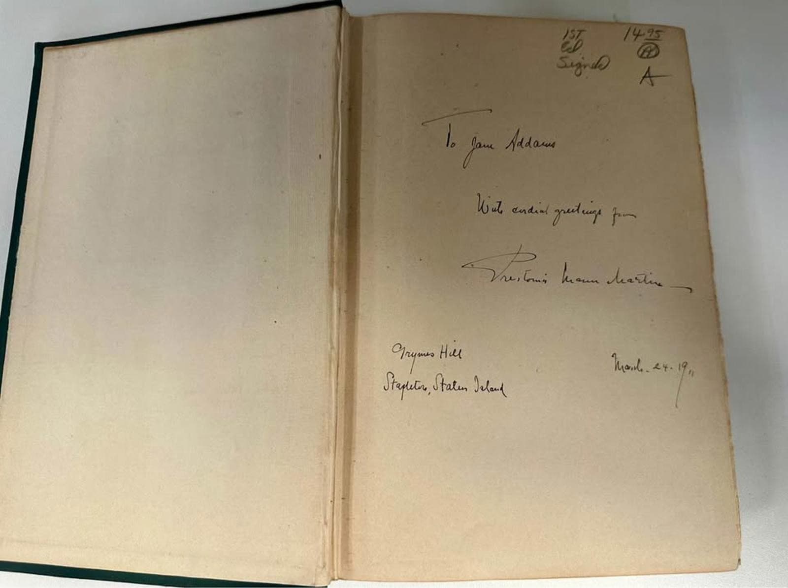 Is Mankind Advancing? (1910) – Signed First Edition Inscribed to Jane Addams 2