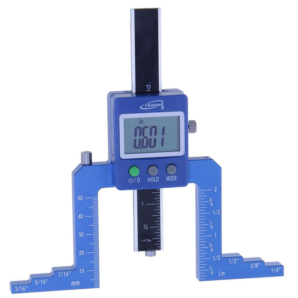 iGaging Digital Router Table Depth Gauge and Saw Gauge