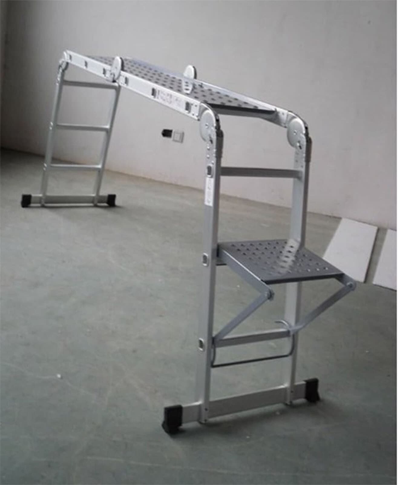 Metal Work Shelf Step Tool Tray Attachment for Aluminum Multi Function Ladder  2