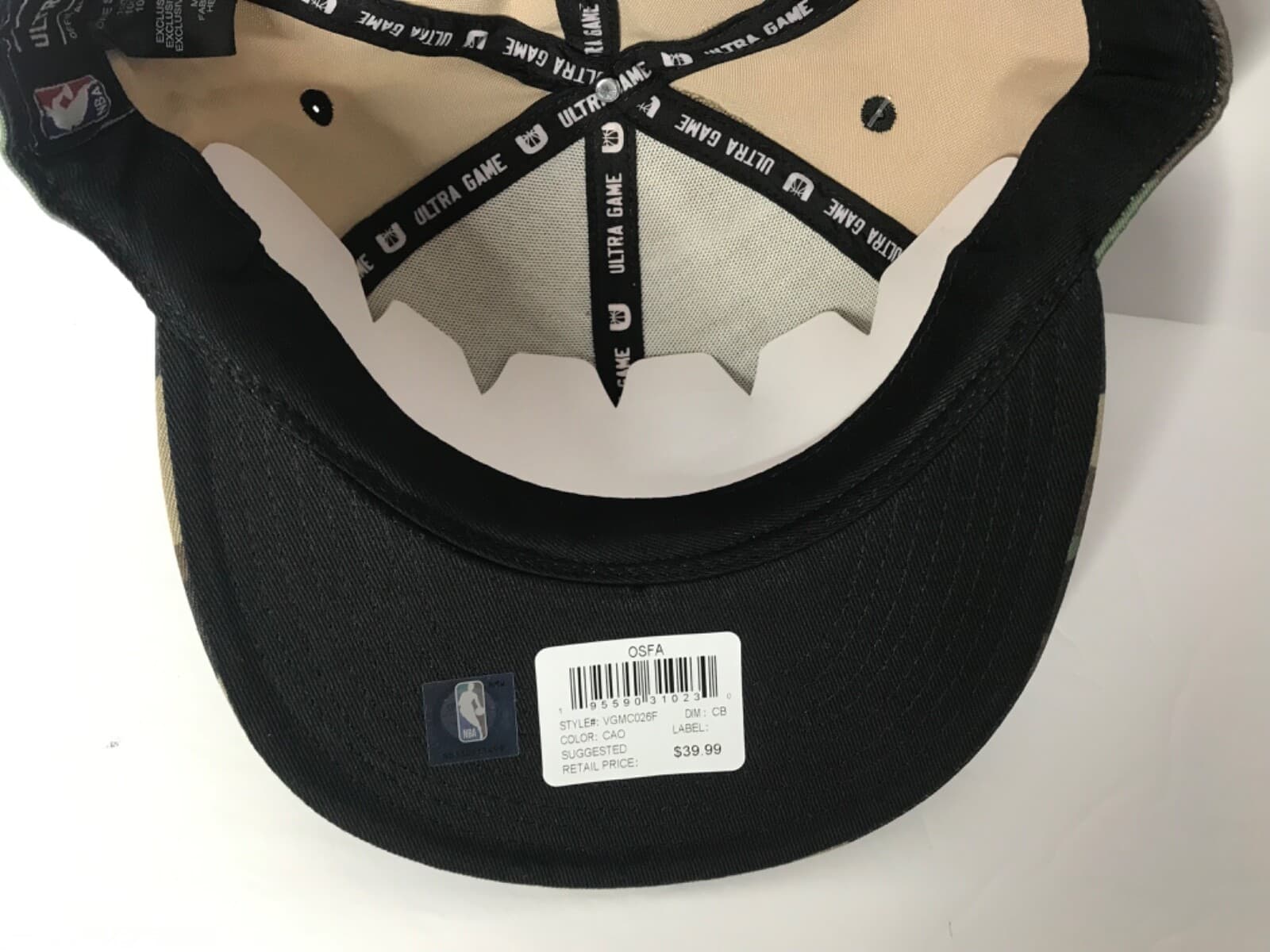 Chicago Bulls Camouflage Snapback Hat Cap / New /NBA Ultra Game 4