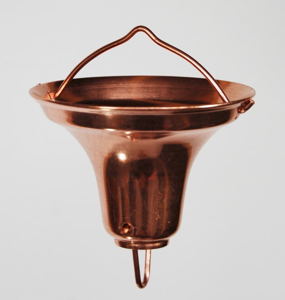 Copper Gutter Adaptor/Reducer for Rain Chain