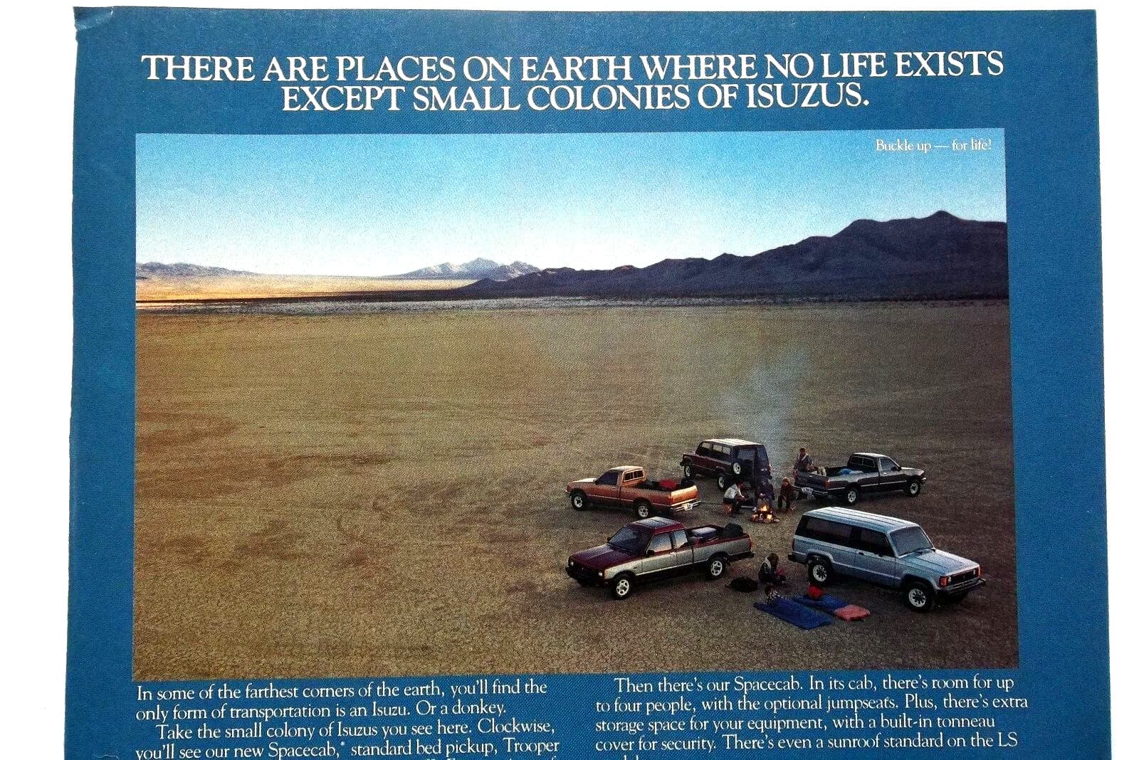 1985 Isuzu Truck Print Ad 2