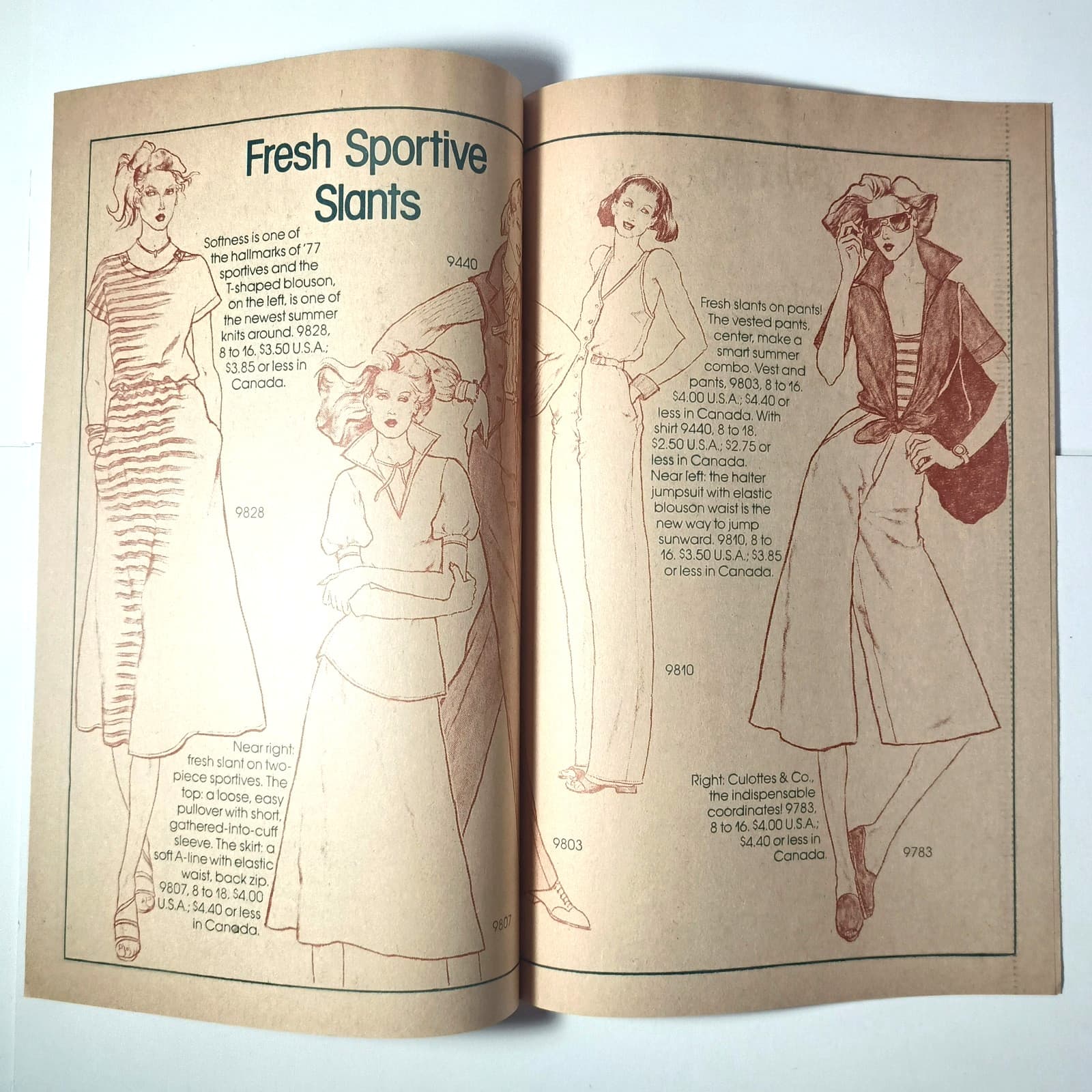 Very Easy Vogue Patterns August 1977 newsletter 1970s fashion Carson Pirie Scott 3