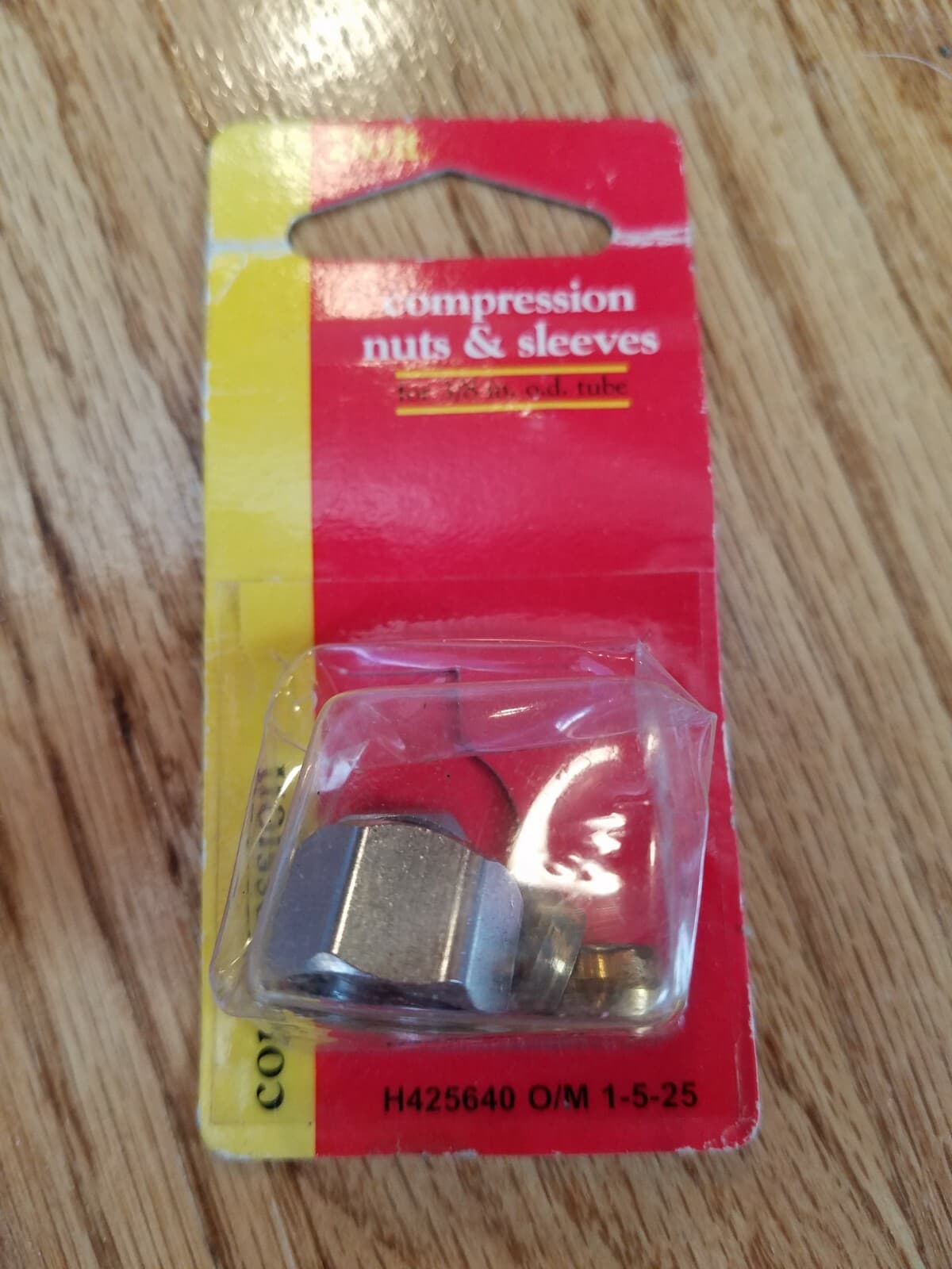 COMPRESSION NUTS & SLEEVES for 3/8" O.D. Tube Do It 425640 NEW! 2