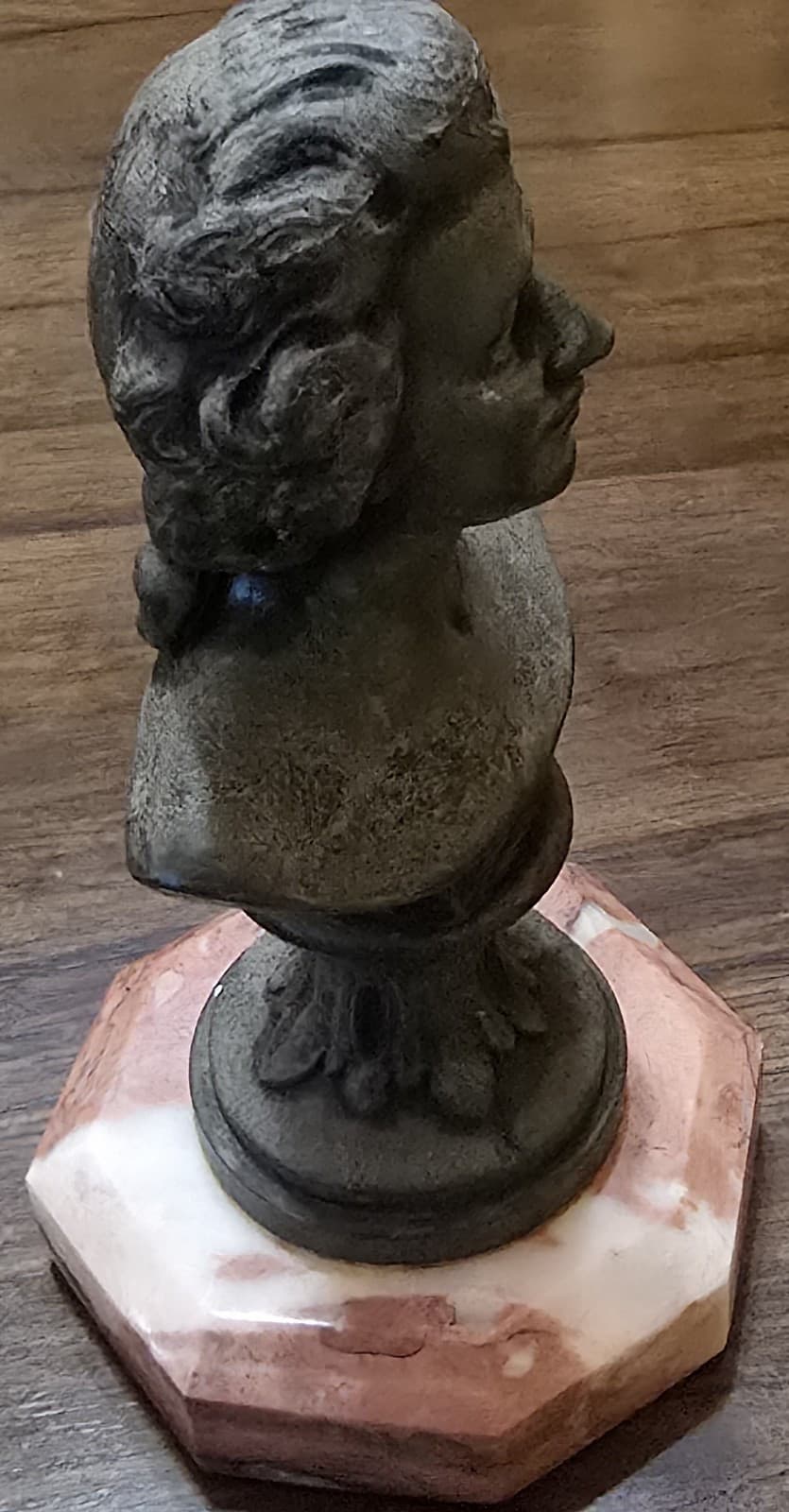 6.25" T Mozart Trophy 18 National Sangerfest City Prize Phil 1897 Bust Composer 6