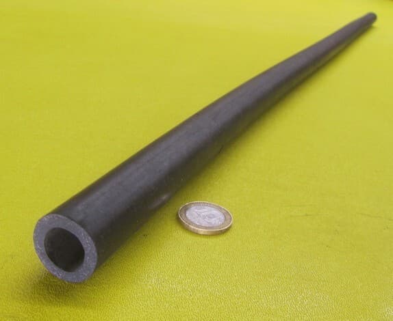 Neoprene Tube Black 75A 1.0" OD x 5/8" ID x 3/16" Wall x 36" Length