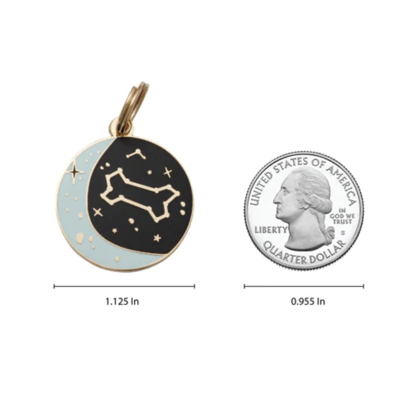 Two Tails Pet Company “Zodiac” Personalized Dog ID Tag,  2