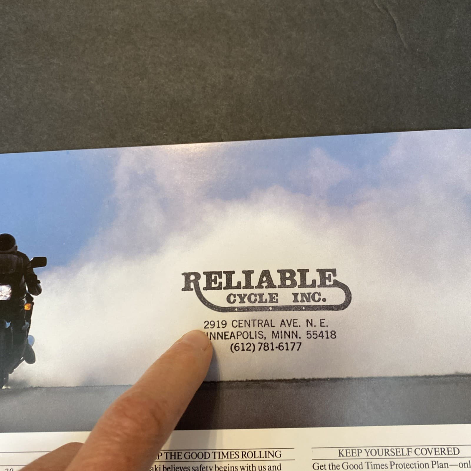 VTG Kawasaki NINJA 750R Motorcycle 1987 1988 Color Glossy Sales Brochure Specs 4