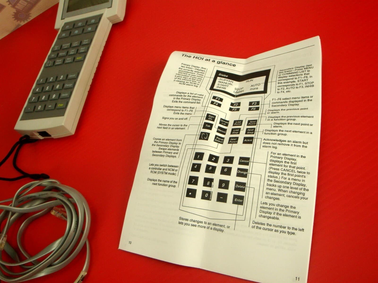 Siebe MICROSMART MSC-HOI-001 (New) HANDHELD OPERATOR INTERFACE w/Bag & Manual 3