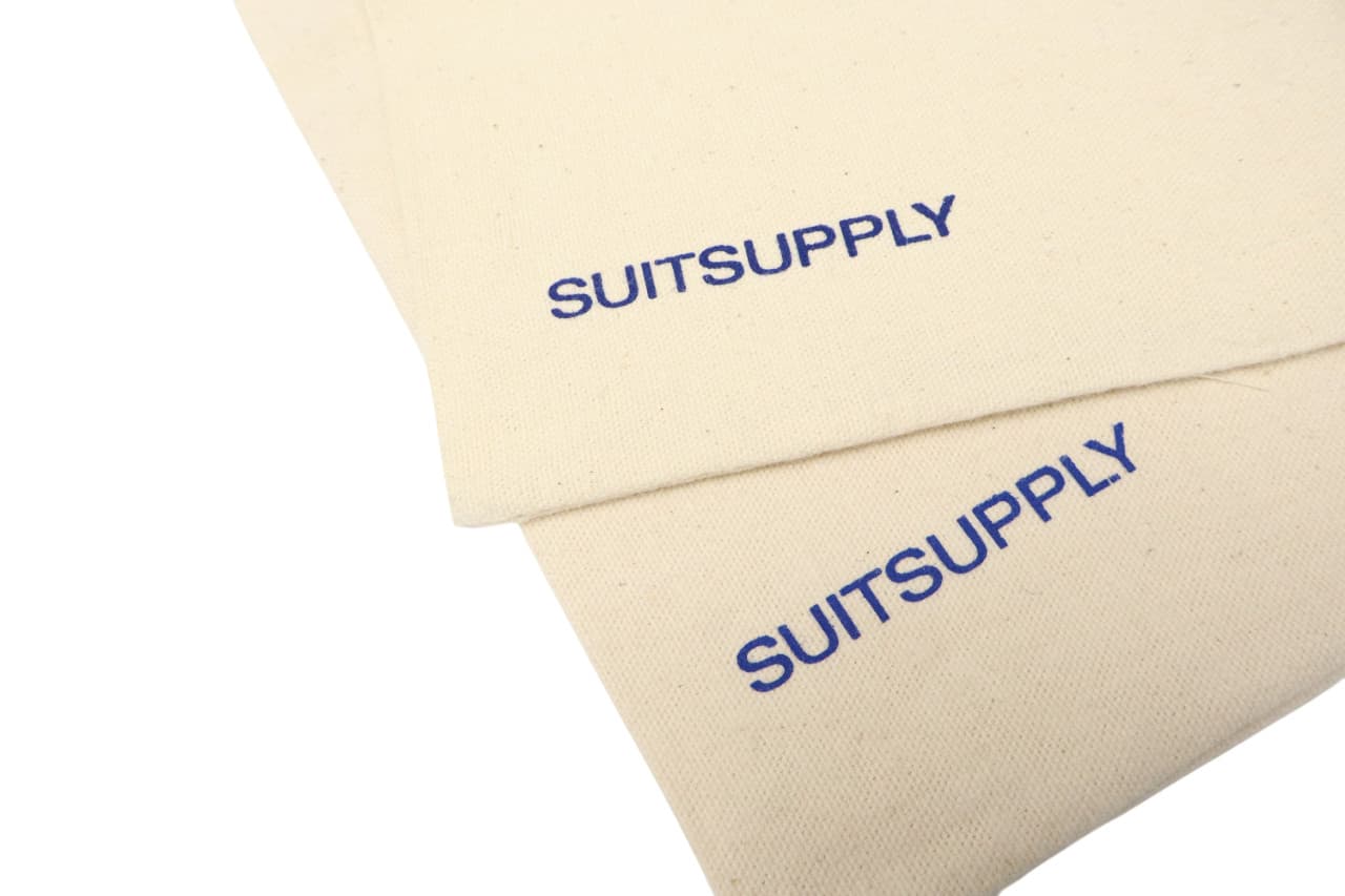 SUITSUPPLY Shoes Bag Unisex ONE SIZE Pair 2 Piece Dust bag Logo Beige 5