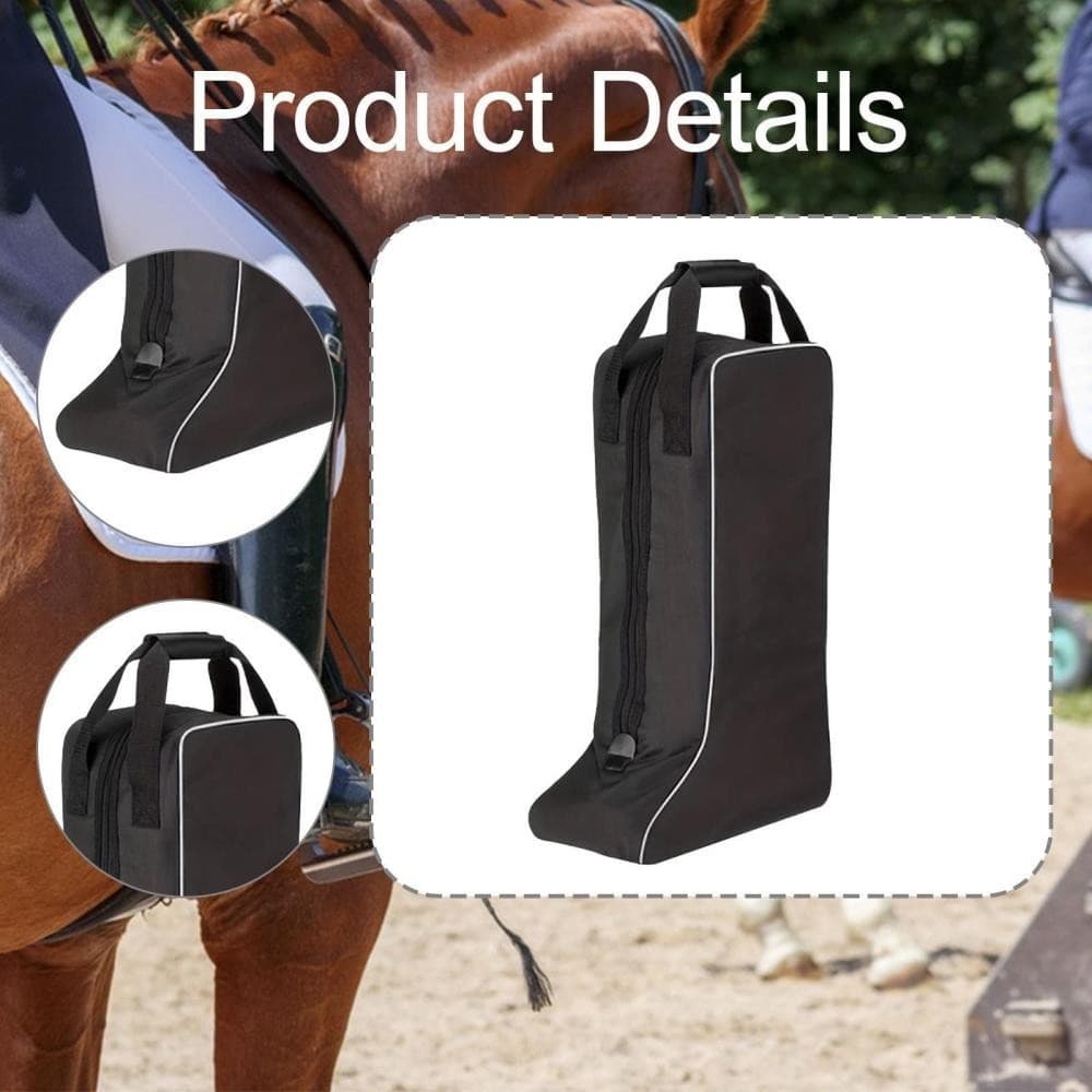 Equestrian Pack Equipment Horse Riding Boots Home Horse Riding Tall Boot Bag | 3