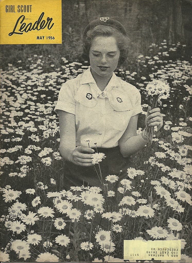 VINTAGE  GIRL SCOUT - 1956 GIRL SCOUT LEADER - MAY