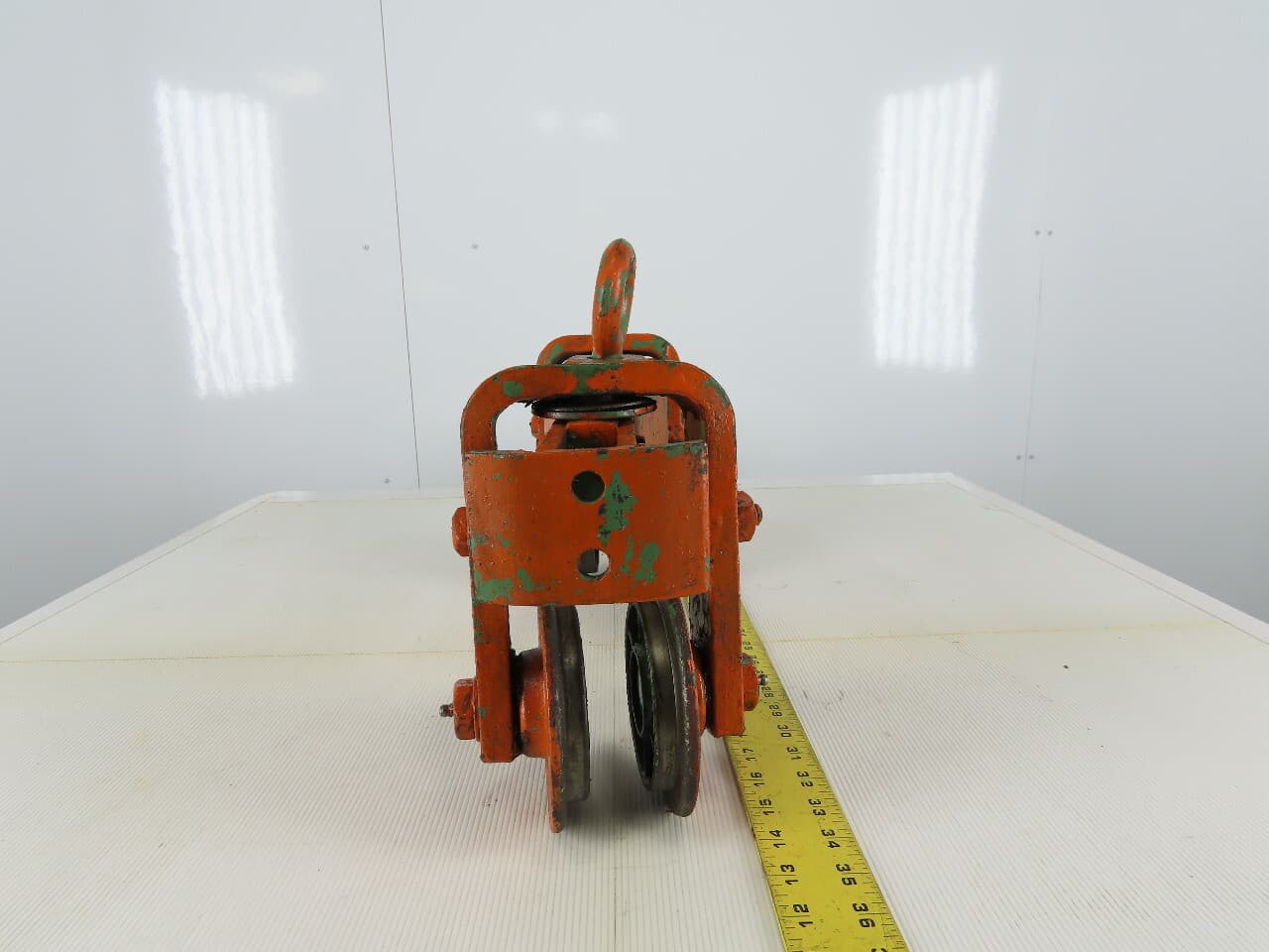 Cast Iron Push/Pull Single Girder 2" Beam Trolley 4
