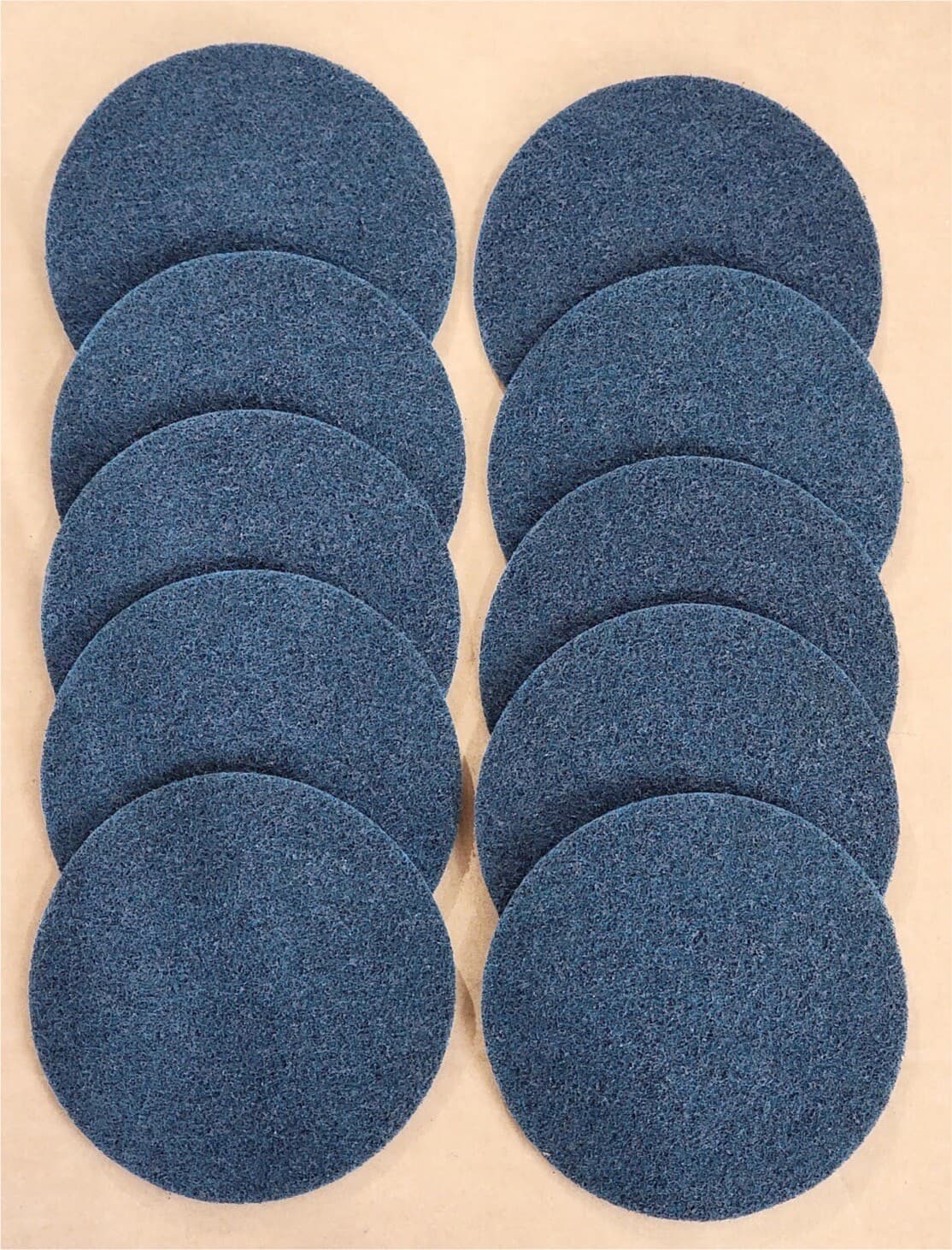 (10) Scotch-Brite 6” Precision Surface Conditioning Disc Hook & Loop Very Fine