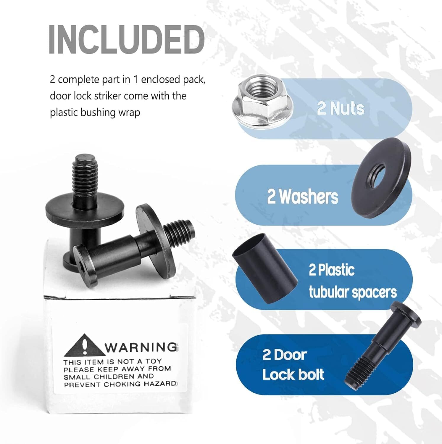 38427 Tailgate Striker Bolt Compatible with Chevy Silverado Escalade Avalanche S 4