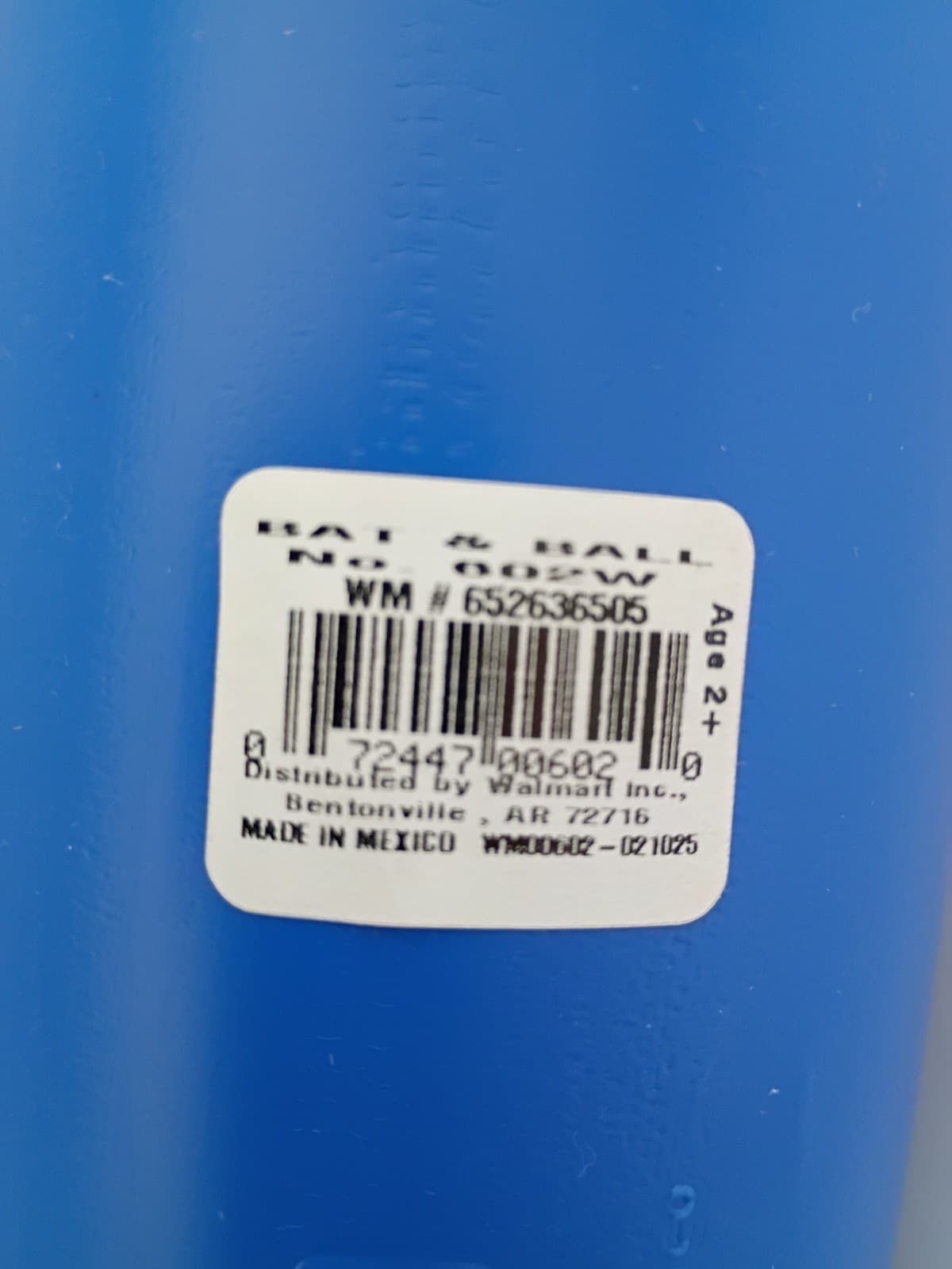 Playday Blue Big Bat and Ball Fun for all Ages 4