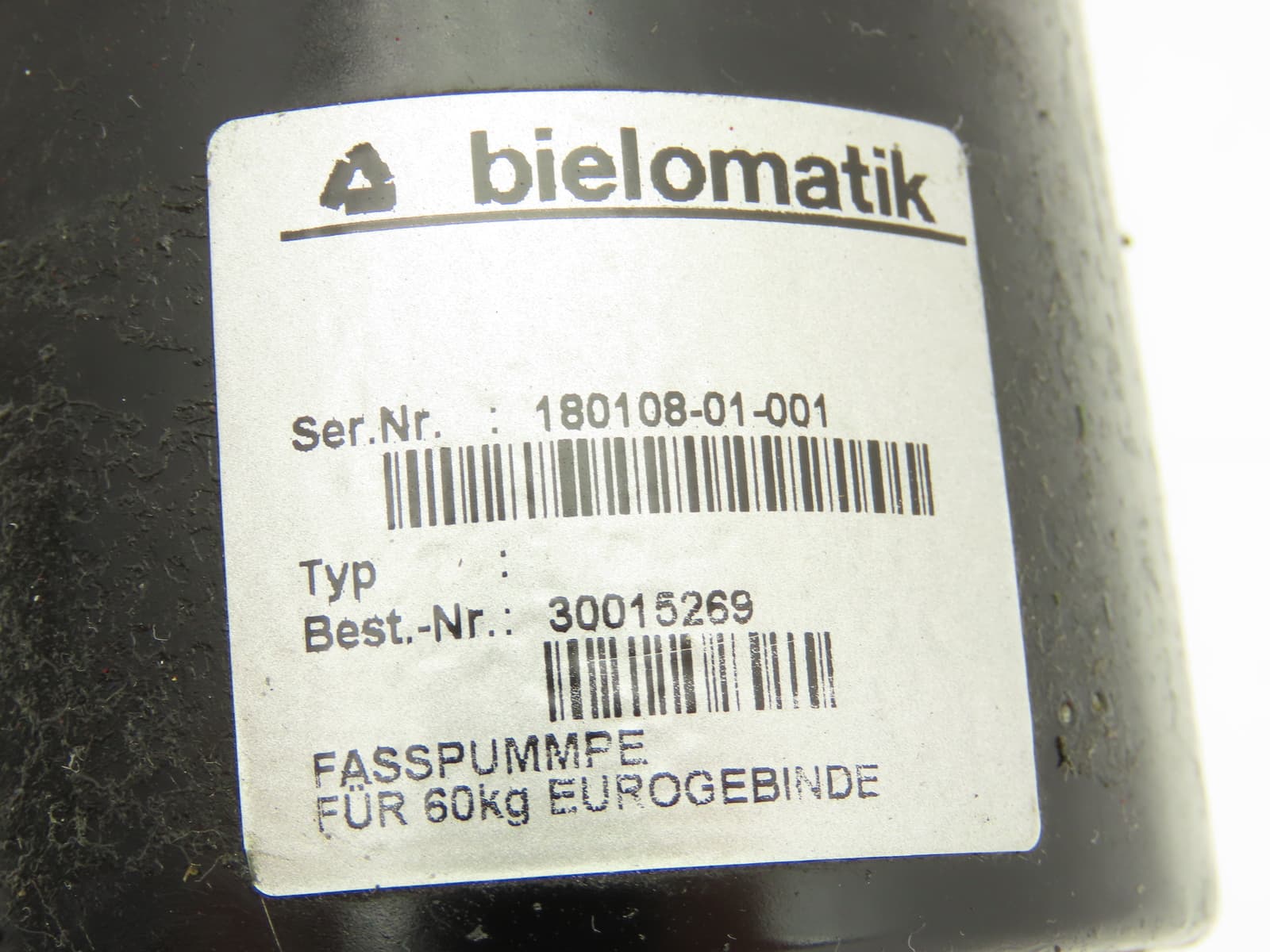 Bielomatik 30015269 Pneumatic 55 Gal Drum Grease Pump 2