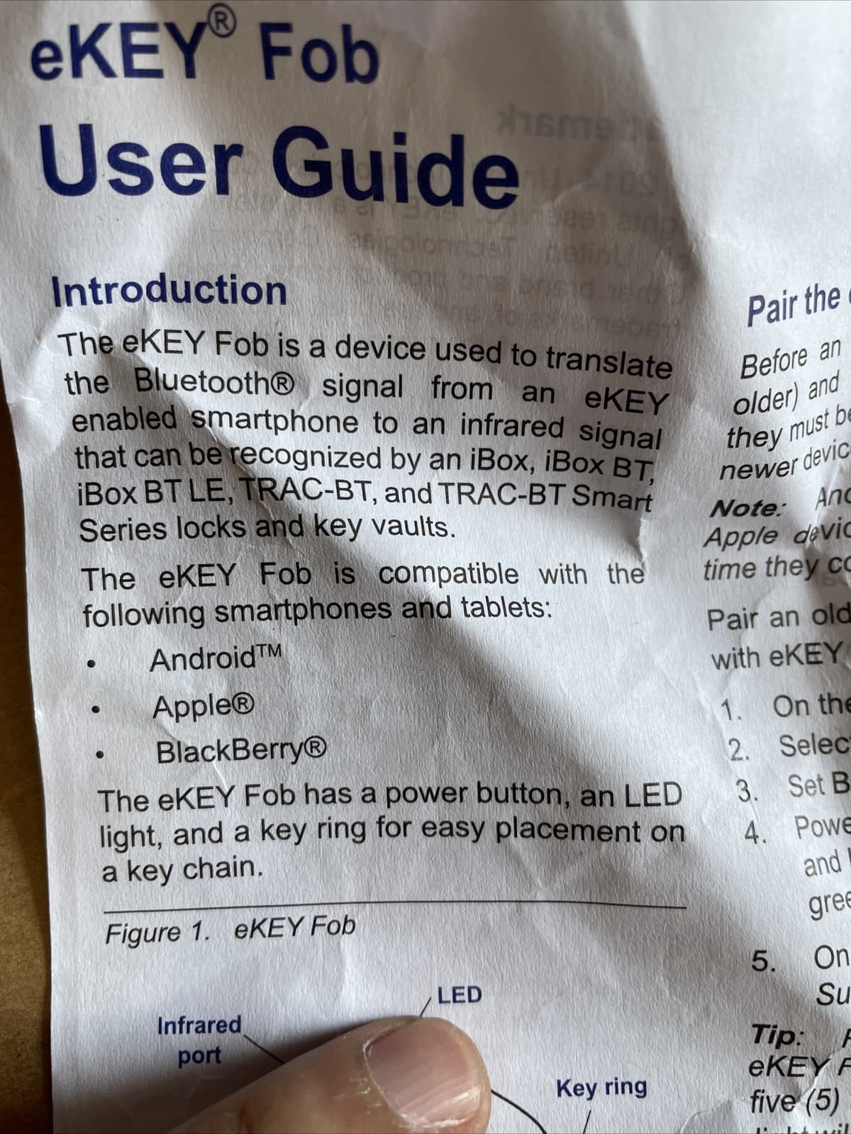 Supra eKey Fob Remote Control 10103451P1 4