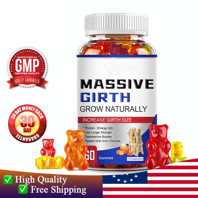 Male Enhancement Gummies Booster & Thicker Last Longer Stronger Bigger 60 Gummy 5