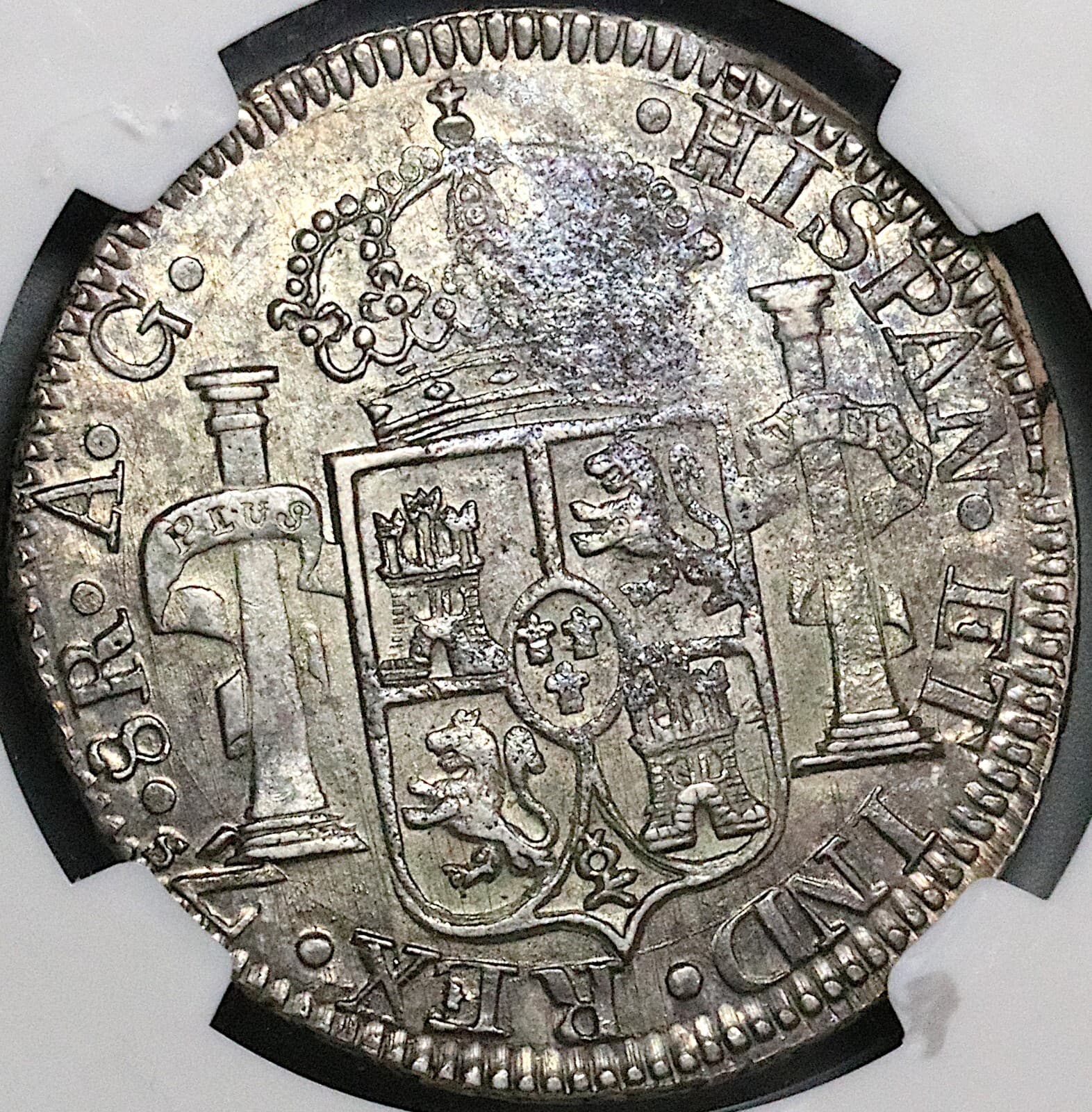 1817-Zs NGC AU 55 Mexico 8 Reales War Independence Zacatecas Mint Coin 23110603C 3