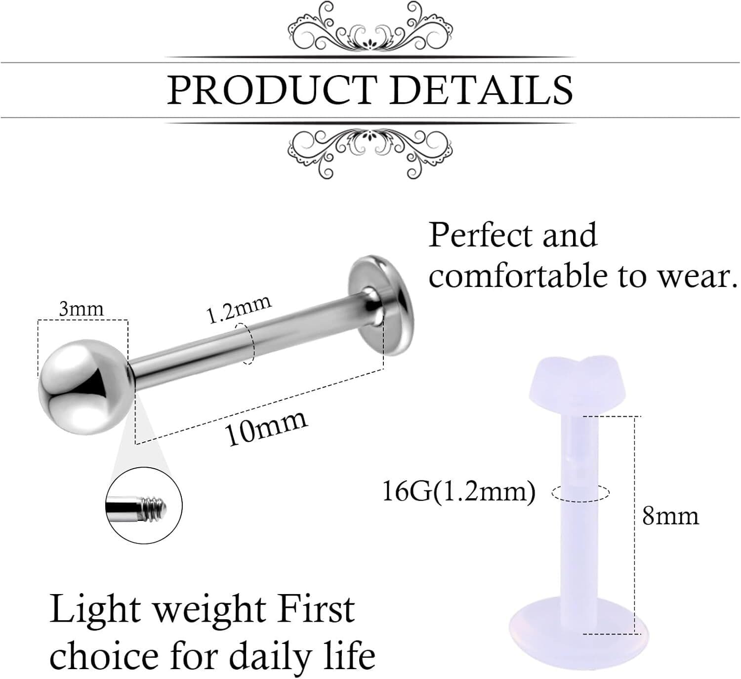 Professional Ear Piercing Gun Body Nose Navel Tool Kit Jewelry 13pcs Set 2