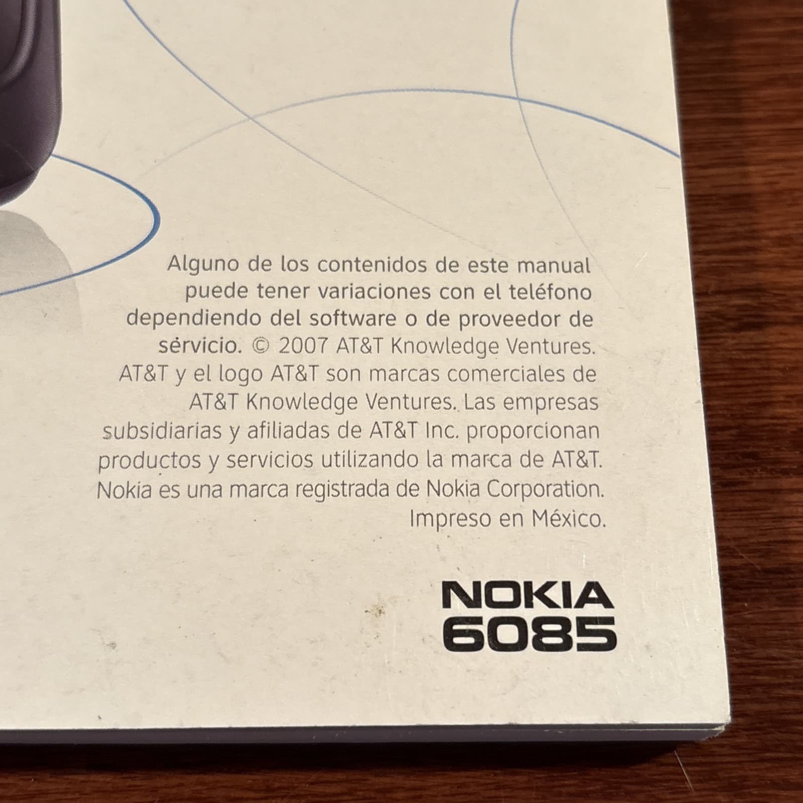 2007 Nokia 6085 User Guide ~ Cell Phone 4