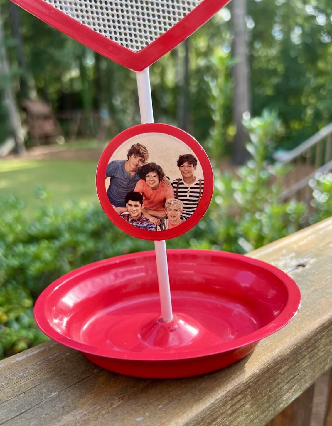One Direction Heart shaped Jewelry Holder 1D Harry Zayne Niall Liam 2012 HTF EUC 5