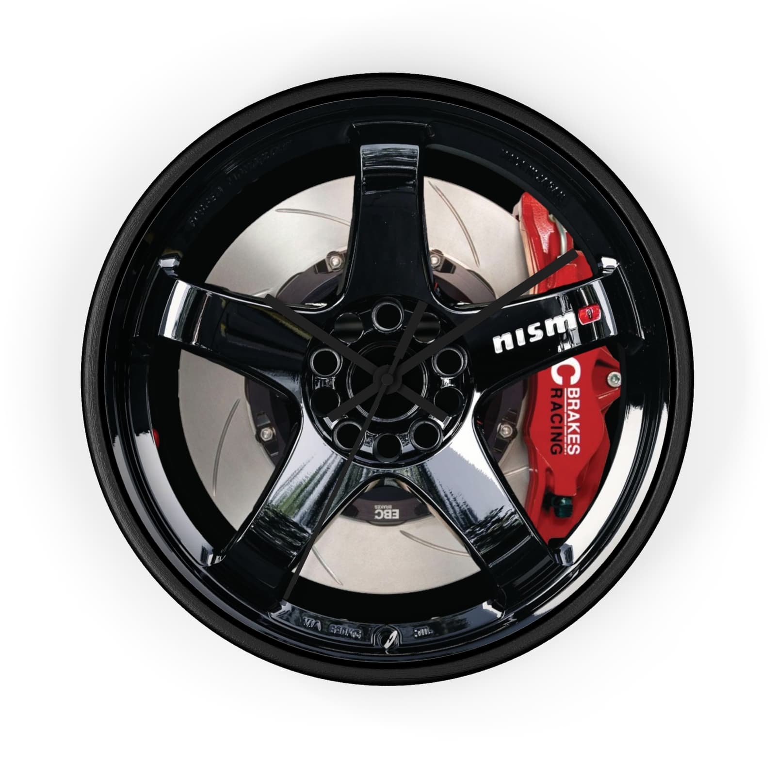 Novelty Nismo LMGT4 Wheel Clock, Rays LMGT4 Garage Wall Clock, GTR Wheel Clock 2
