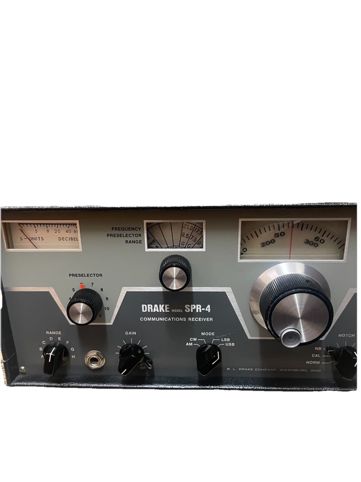 Drake Early SPR-4 Communications Receiver SN 4319 Excellent Light Use